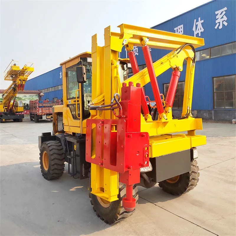 Highway Guardrail Piling Machine best