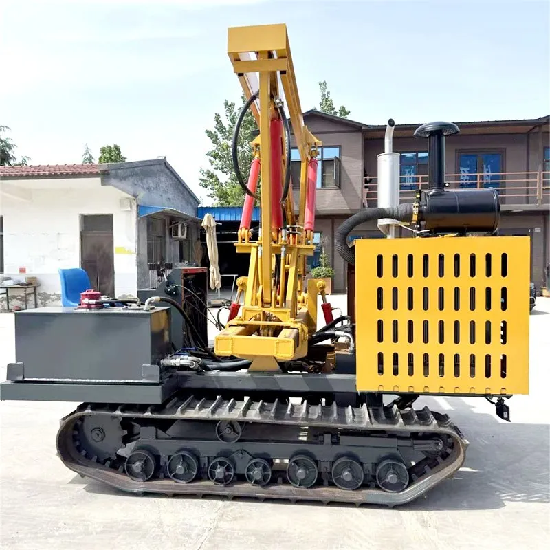 Crawler Guardrail Pile Driver factory Crawler Guardrail Pile Driver factory