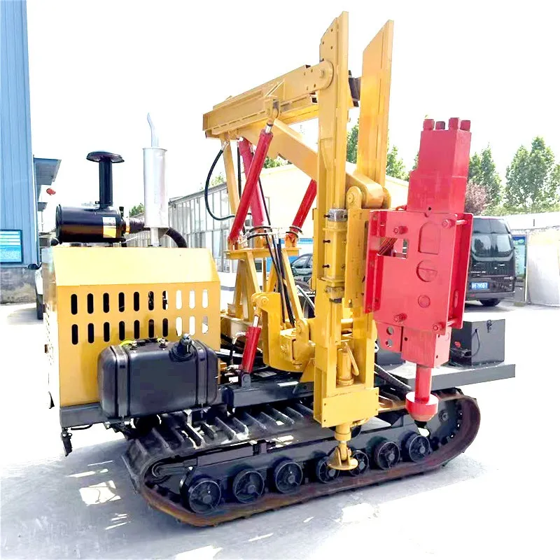 Crawler Guardrail Piling Machine high quality