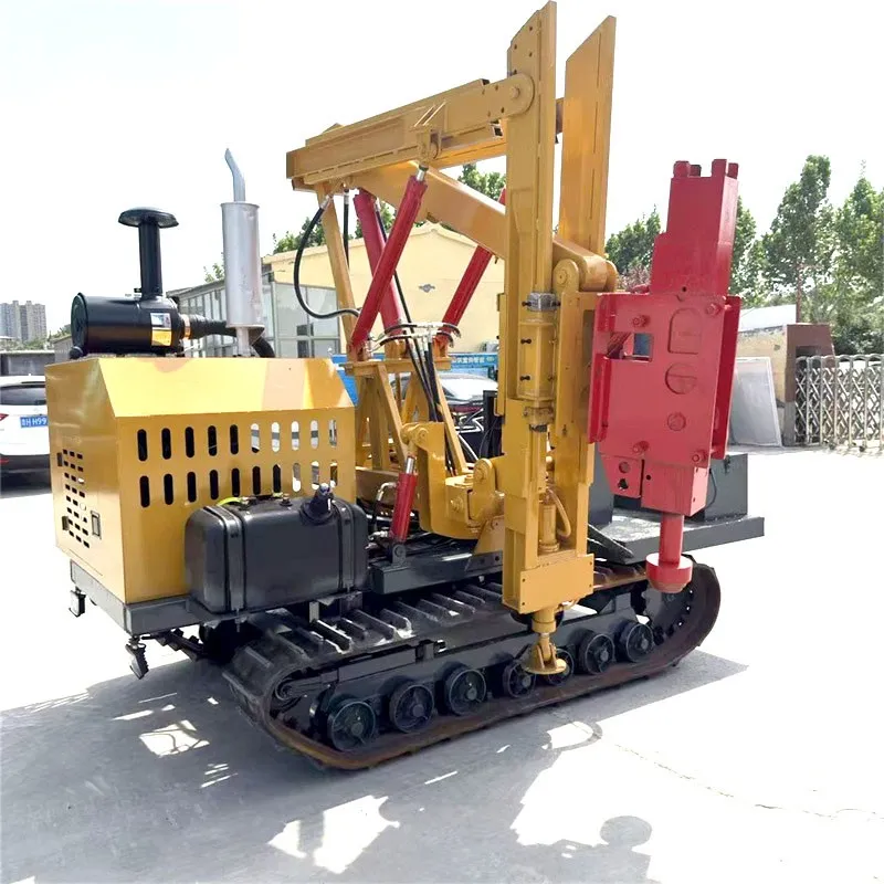 Crawler Guardrail Piling Machine best