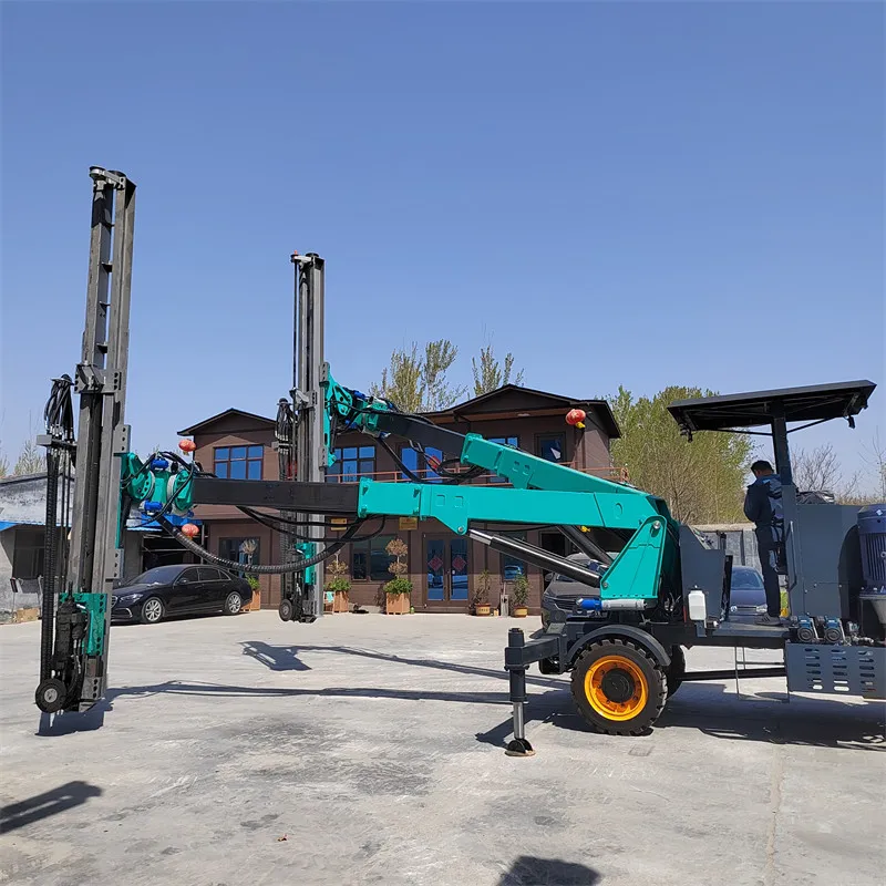 Double Boom Mining Drill Rig