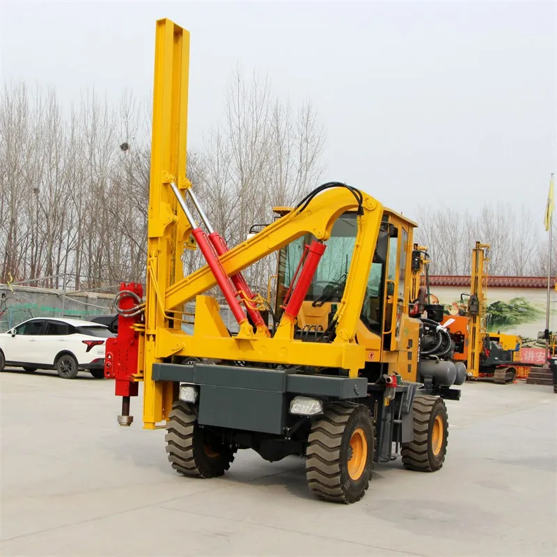 Highway Guardrail Piling Machine price