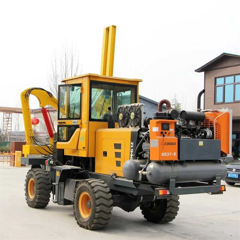 Highway Guardrail Piling Machine price