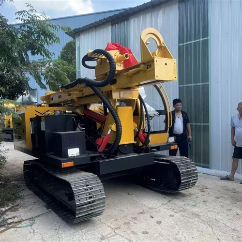 Solar photovoltaic pile driver is versatile and widely used