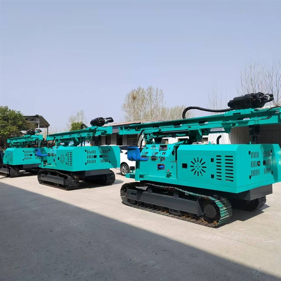 Intelligent Tracked Photovoltaic Spiral Pile Driver Pile Driver best Intelligent Tracked Photovoltaic Spiral Pile Driver Pile Driver best