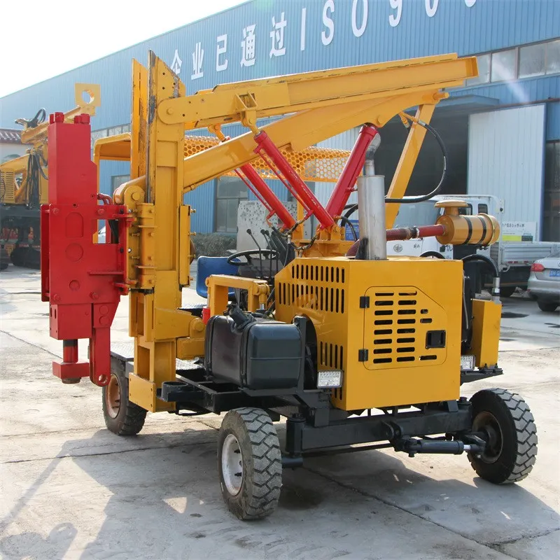 Small Four Wheel Pile Driver price Small Four Wheel Pile Driver price
