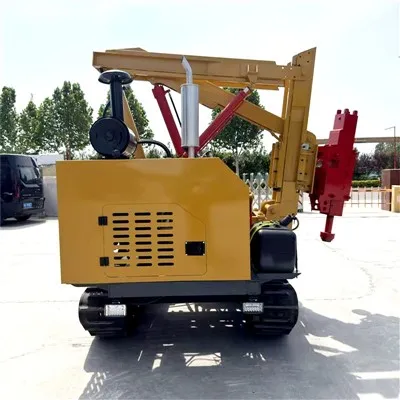 Crawler Guardrail Pile Driver