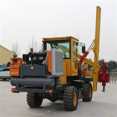 Guardrail Post Piling Machine