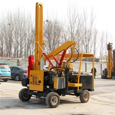 Wave Guardrail Piling Machine
