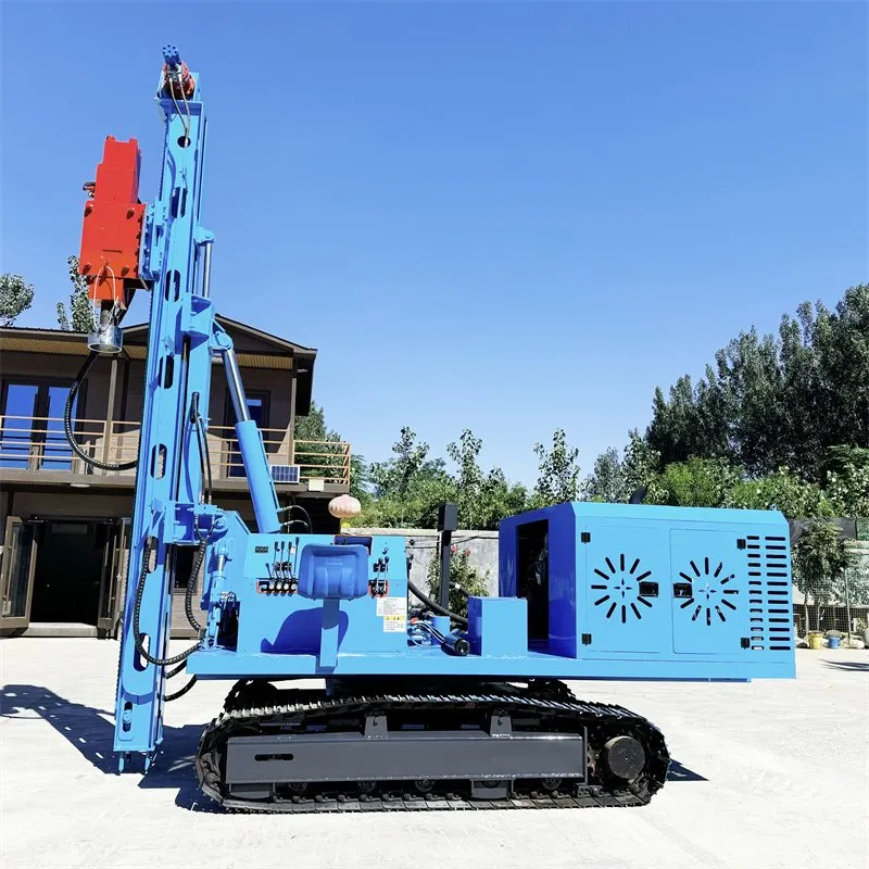 Solar Farm Pile Driving