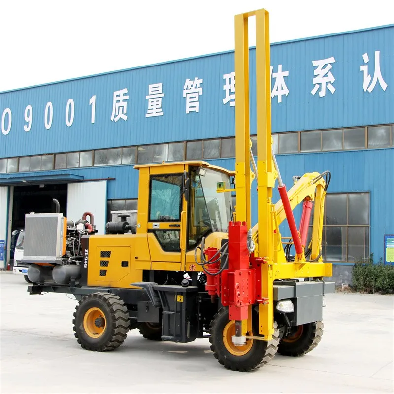 Wave Shaped Guardrail Piling Machine factory Wave Shaped Guardrail Piling Machine factory